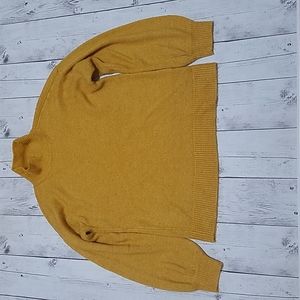 Marled Reunited Clothing Medium Mustard Yellow Womens Sweater